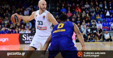 Η βαθμολογία της EuroLeague: 6ος ο Παναθηναϊκός, 11ος ο Ολυμπιακός