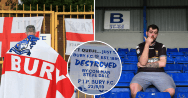 Η Bury FC έχει αποβληθεί από το EFL